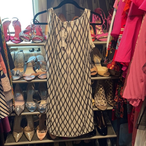 Alice + Olivia Stone Gunmetal Dress 12 $597 - Picture 5 of 8